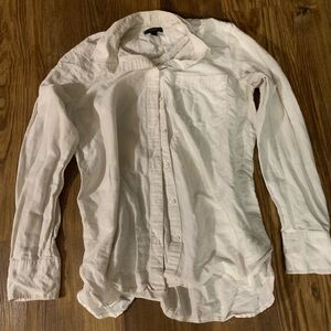 J. Crew button down linen top